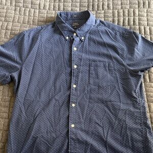 J. Crew Seersucker Short Sleeve Shirt